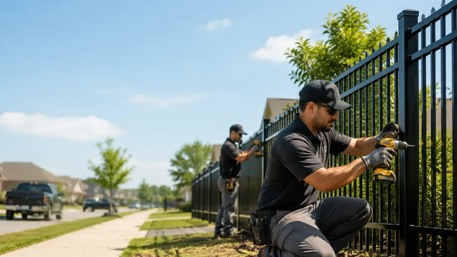 Metal Fence Installation in New Paris, OH